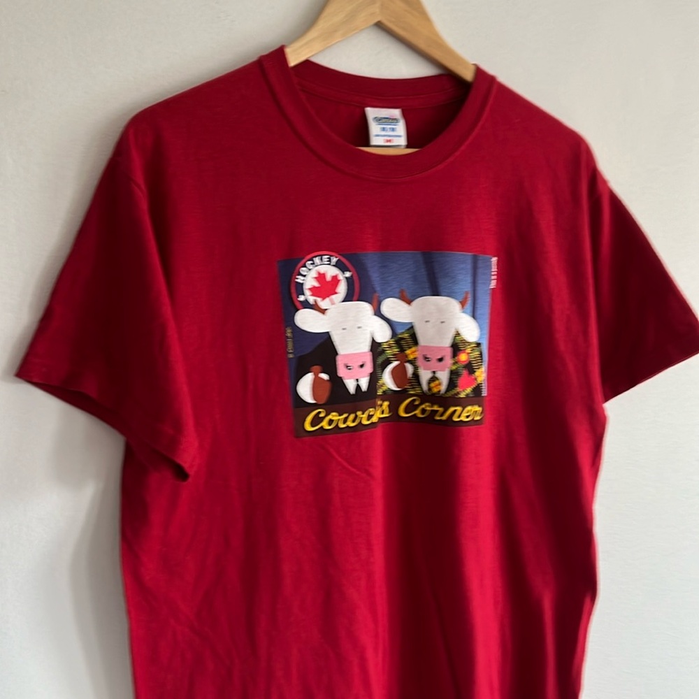 Vintage Cows Corner T-Shirt / Coaches Corner / Ron Maclean Don Cherry / Y2K / M